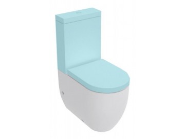 Kerasan FLO WC kombi mísa 36x43x60cm, spodní/zadní odpad