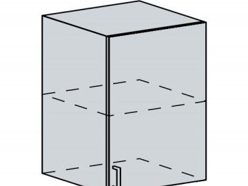 60H1D h. skříňka 1-dveřová GREECE bk/granát metalic